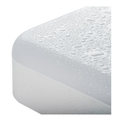 Plafoniera LED z czujnikiem ruchu IPER 10W IP65 20cmx20cm barwa neutralna biały 37302 KANLUX  (37302)
